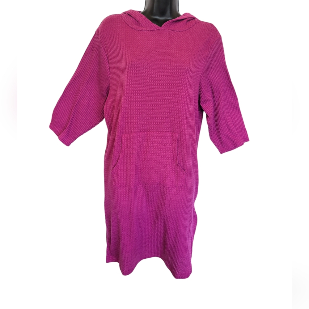 Butterflies &‎ Rainbows Knit Thermal Hooded Dress sz 2X